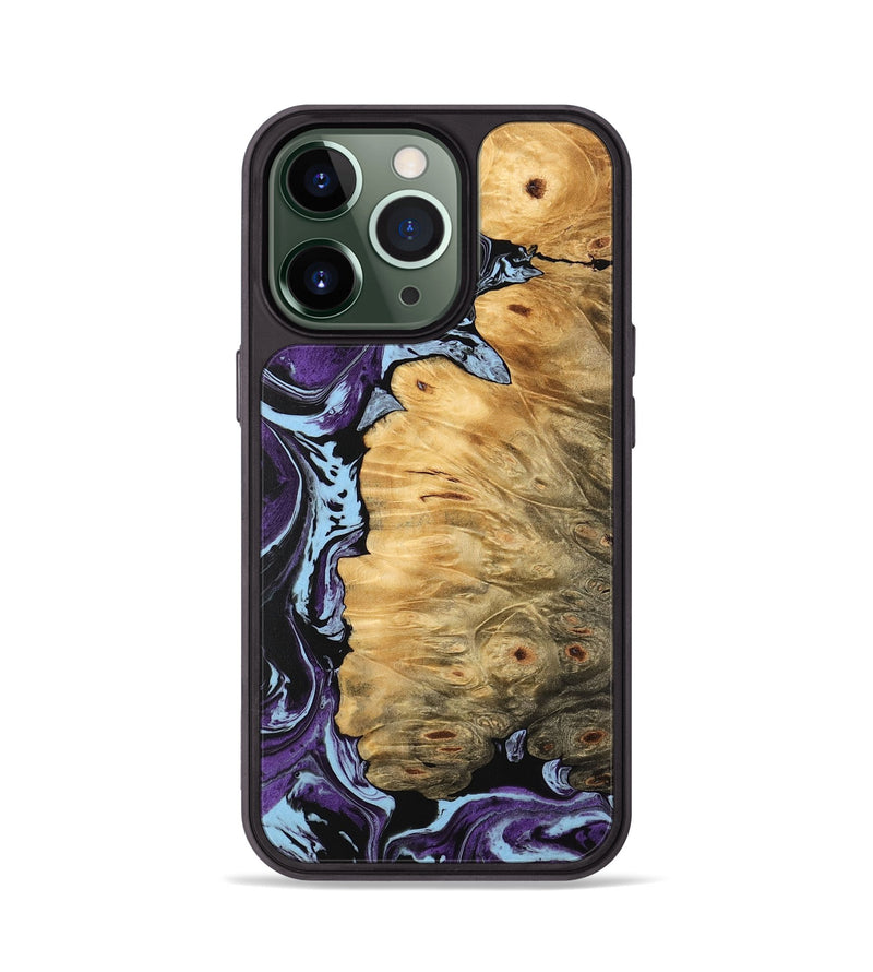 iPhone 13 Pro Wood Phone Case - Phoenix (Purple, 745975)