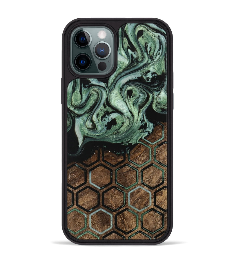 iPhone 12 Pro Max Wood Phone Case - Jordan (Pattern, 745977)