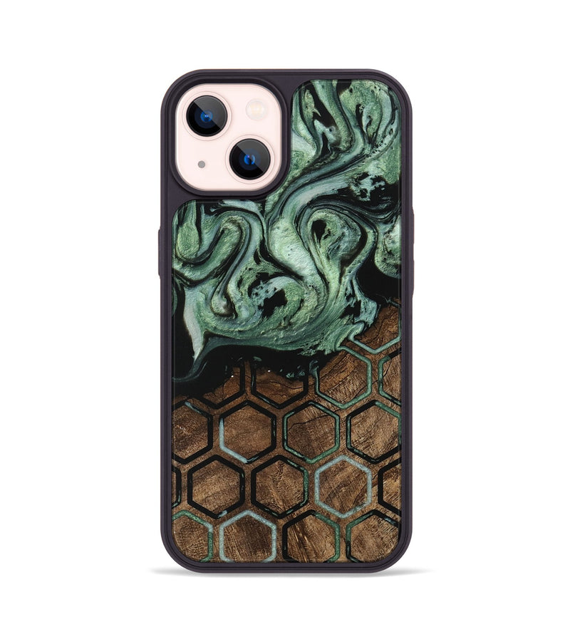 iPhone 14 Wood Phone Case - Jordan (Pattern, 745977)