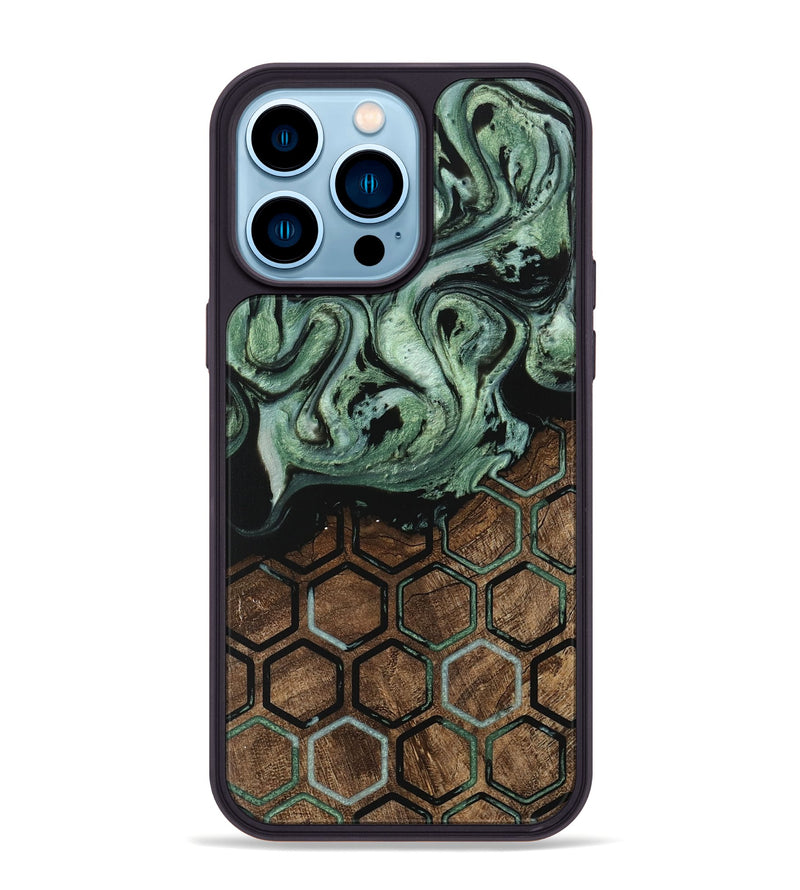 iPhone 14 Pro Max Wood Phone Case - Jordan (Pattern, 745977)