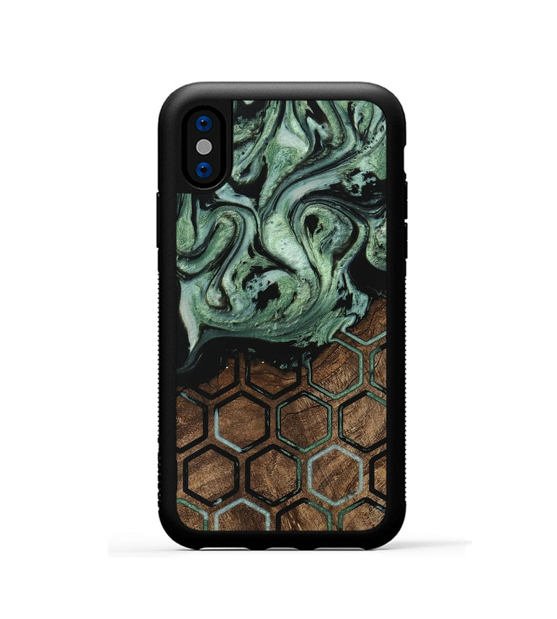 iPhone Xs Wood Phone Case - Jordan (Pattern, 745977)