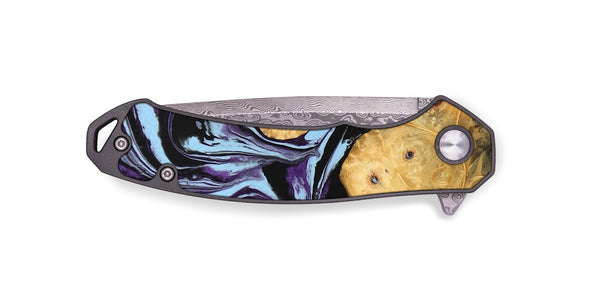 EDC Wood Pocket Knife - Jesiah (Purple, 745979)