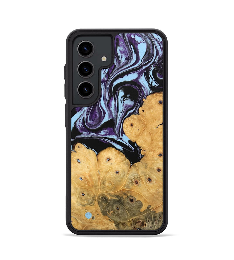 Galaxy S24 Wood Phone Case - Jesiah (Purple, 745979)