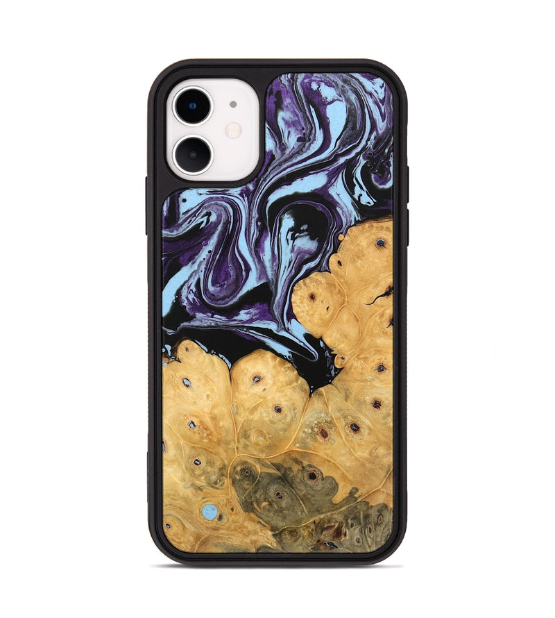 iPhone 11 Wood Phone Case - Jesiah (Purple, 745979)