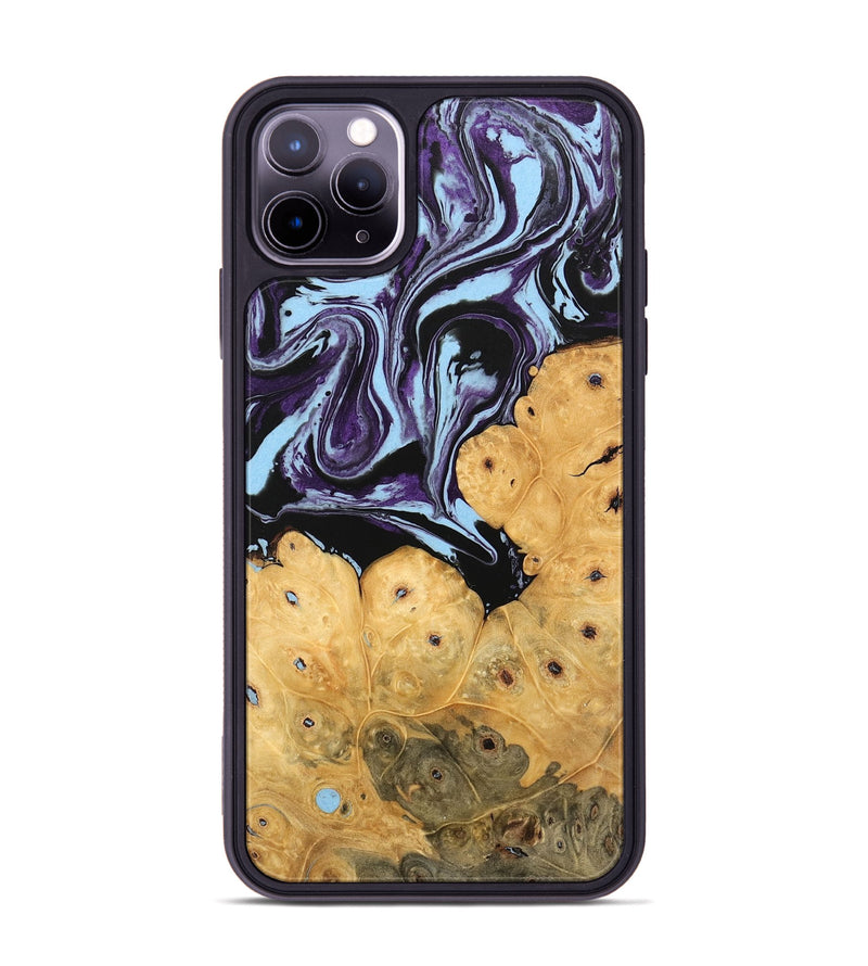 iPhone 11 Pro Max Wood Phone Case - Jesiah (Purple, 745979)