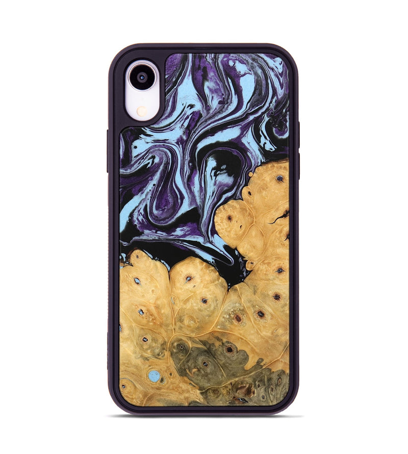 iPhone Xr Wood Phone Case - Jesiah (Purple, 745979)