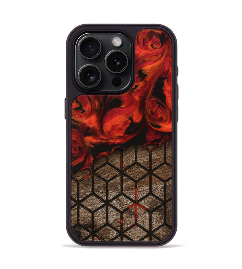 iPhone 15 Pro Wood Phone Case - Andres (Pattern, 745981)