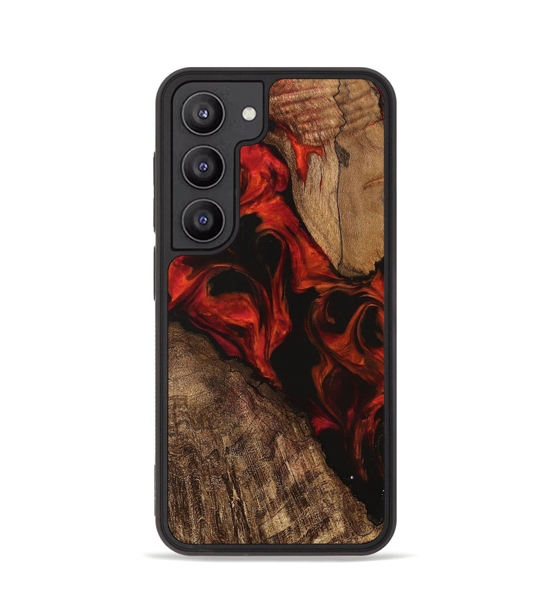 Galaxy S23 Wood Phone Case - Rosina (Red, 745983)