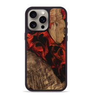 iPhone 15 Pro Max Wood Phone Case - Rosina (Red, 745983)