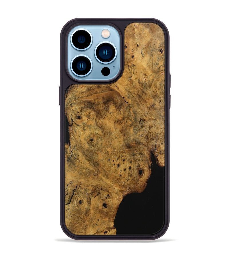 iPhone 14 Pro Max Wood Phone Case - Jerri (Wood Burl, 745984)