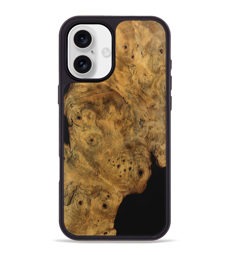 iPhone 16 Plus Wood Phone Case - Jerri (Wood Burl, 745984)