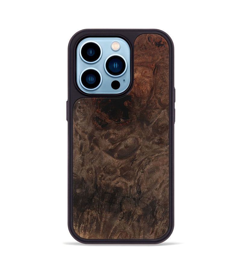 iPhone 14 Pro Wood Phone Case - Keegan (Wood Burl, 745985)