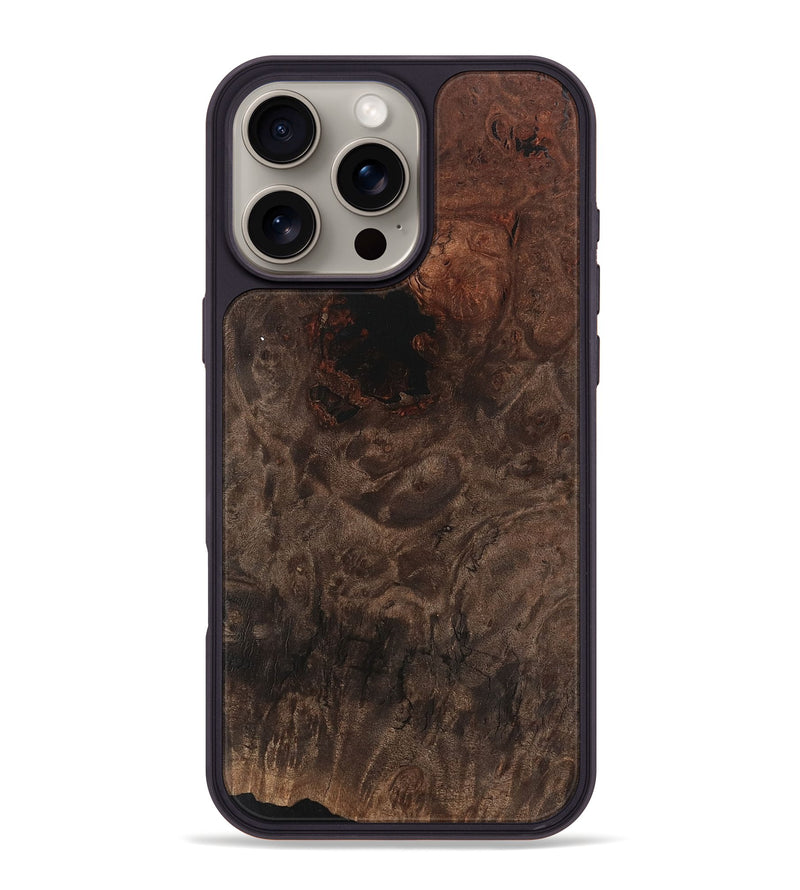 iPhone 16 Pro Max Wood Phone Case - Keegan (Wood Burl, 745985)