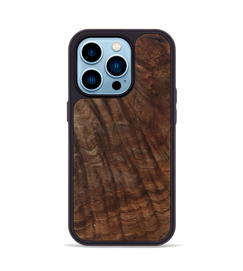 iPhone 14 Pro Wood Phone Case - Delaney (Wood Burl, 745986)