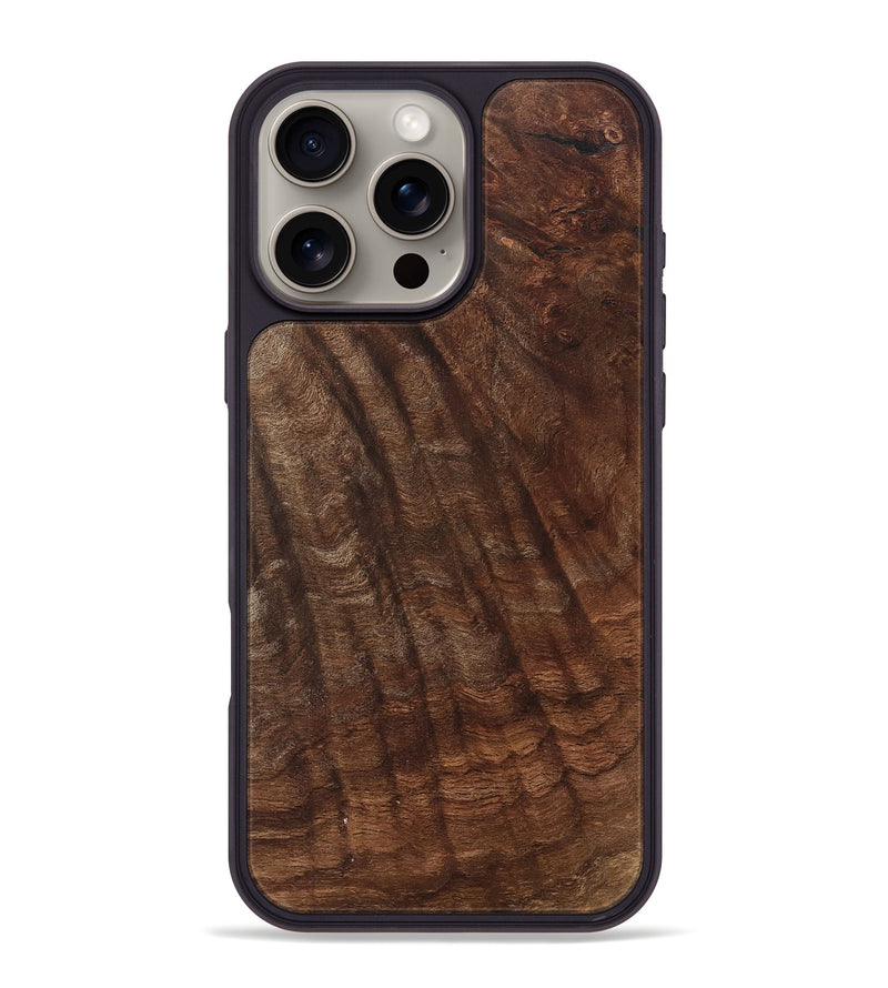 iPhone 16 Pro Max Wood Phone Case - Delaney (Wood Burl, 745986)