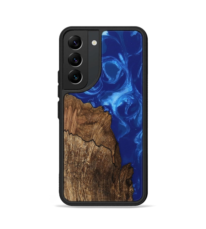 Galaxy S22 Wood Phone Case - Gus (Blue, 745987)