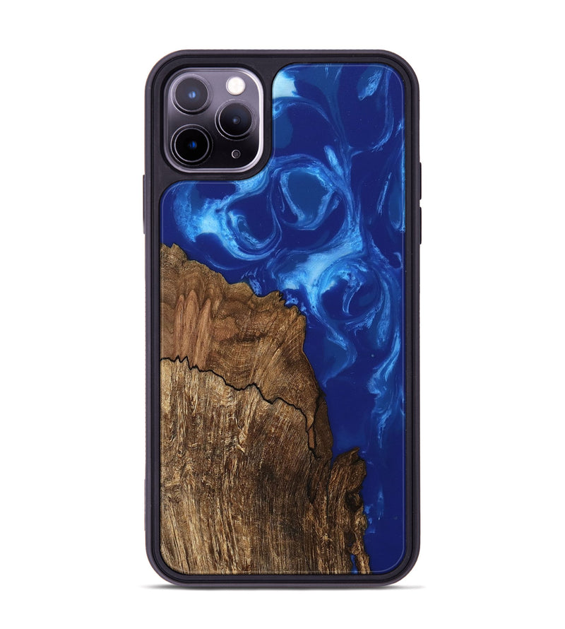 iPhone 11 Pro Max Wood Phone Case - Gus (Blue, 745987)