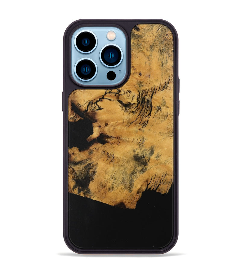 iPhone 14 Pro Max Wood Phone Case - Avyaan (Wood Burl, 745990)