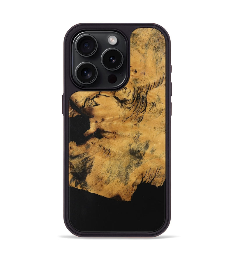 iPhone 15 Pro Wood Phone Case - Avyaan (Wood Burl, 745990)