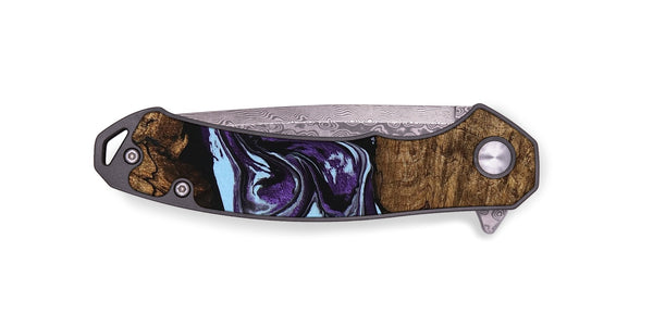 EDC Wood Pocket Knife - Aliana (Purple, 745993)