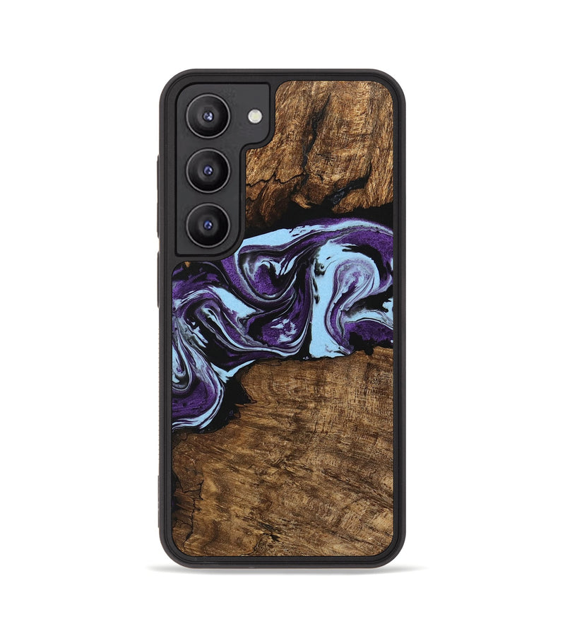 Galaxy S23 Wood Phone Case - Aliana (Purple, 745993)