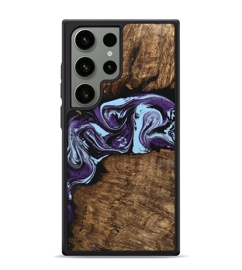 Galaxy S24 Ultra Wood Phone Case - Aliana (Purple, 745993)