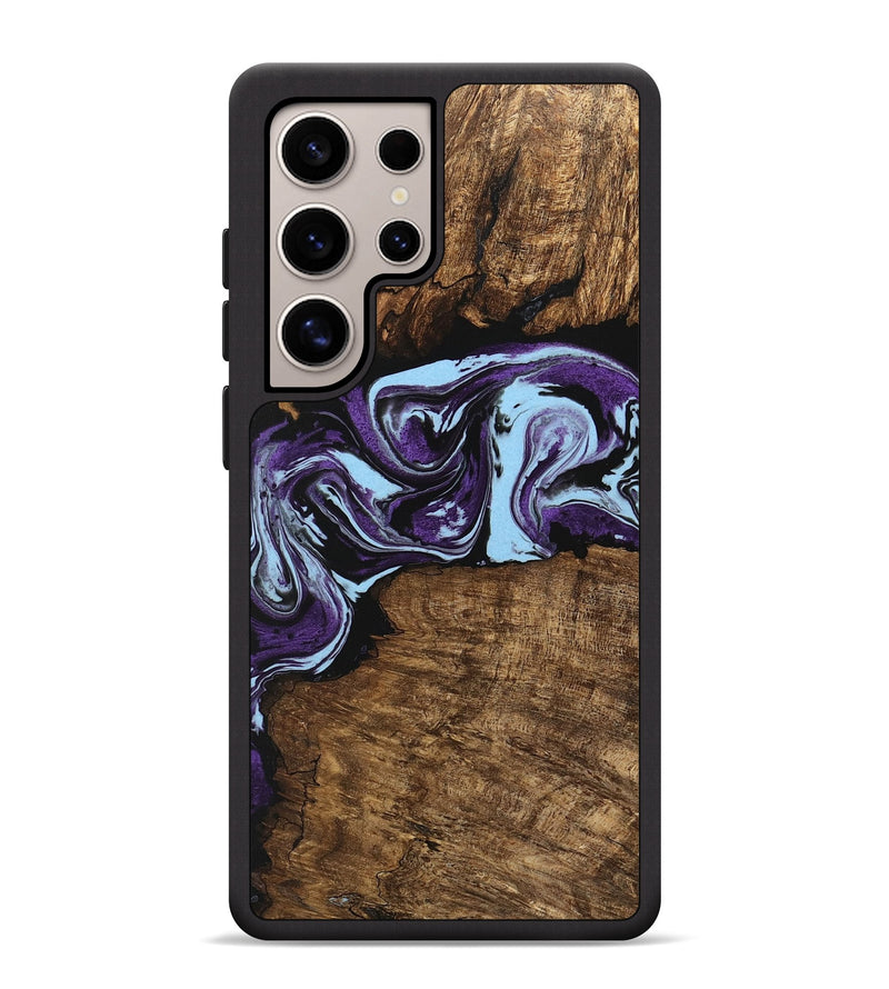 Galaxy S25 Ultra Wood Phone Case - Aliana (Purple, 745993)