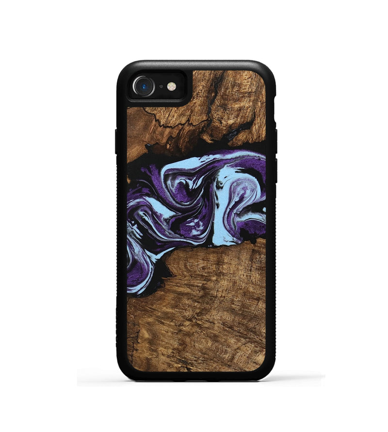 iPhone SE Wood Phone Case - Aliana (Purple, 745993)