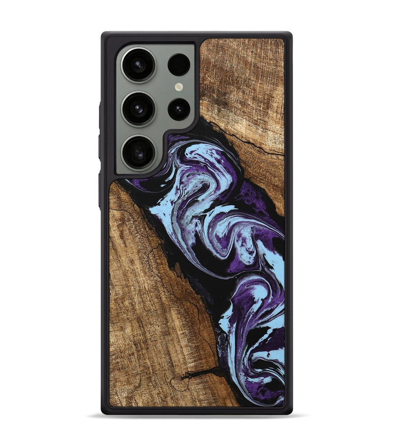 Galaxy S24 Ultra Wood Phone Case - Royce (Purple, 745994)