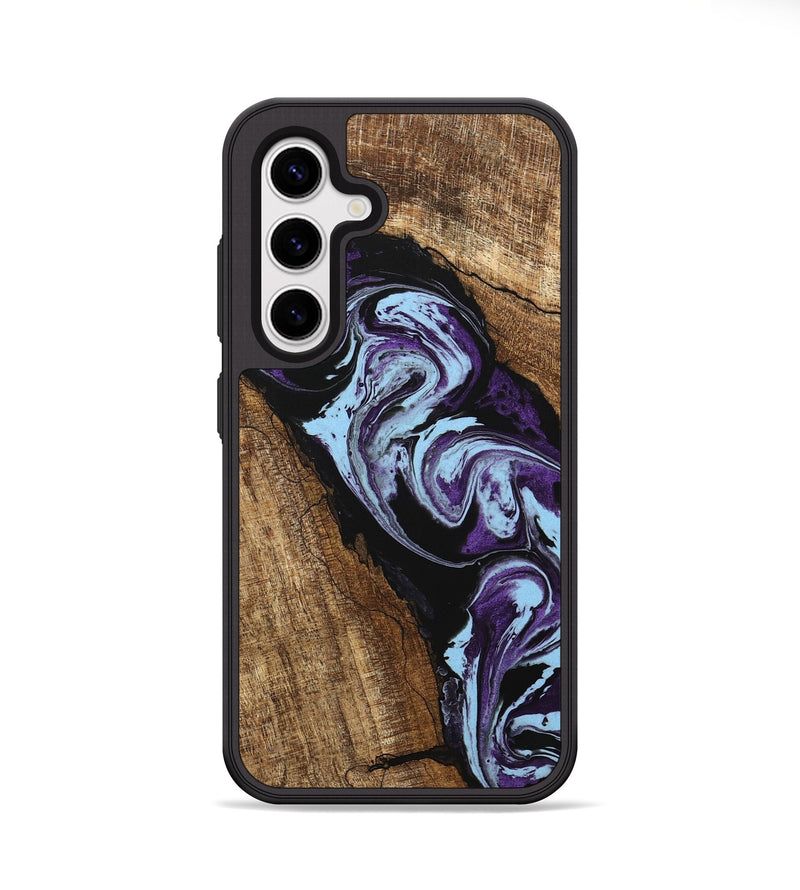 Galaxy S25 Wood Phone Case - Royce (Purple, 745994)