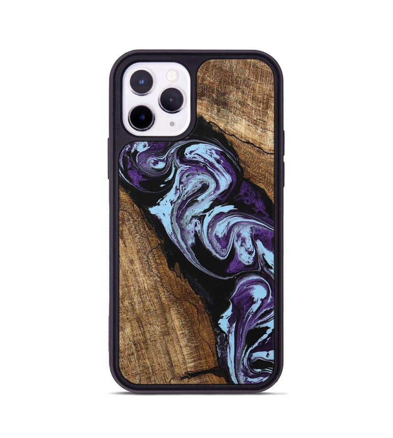 iPhone 11 Pro Wood Phone Case - Royce (Purple, 745994)