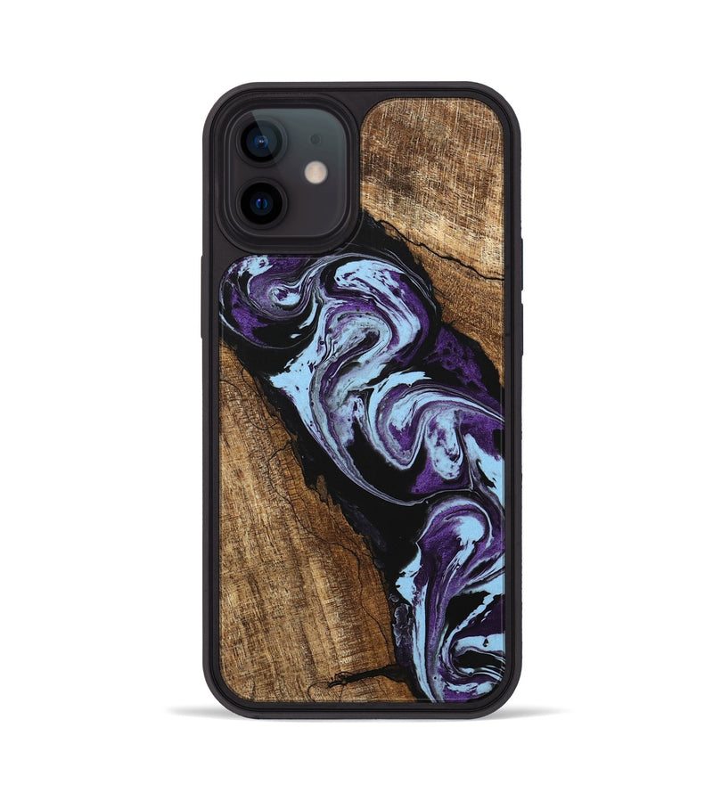 iPhone 12 Wood Phone Case - Royce (Purple, 745994)