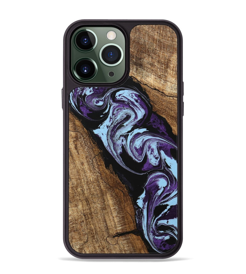 iPhone 13 Pro Max Wood Phone Case - Royce (Purple, 745994)