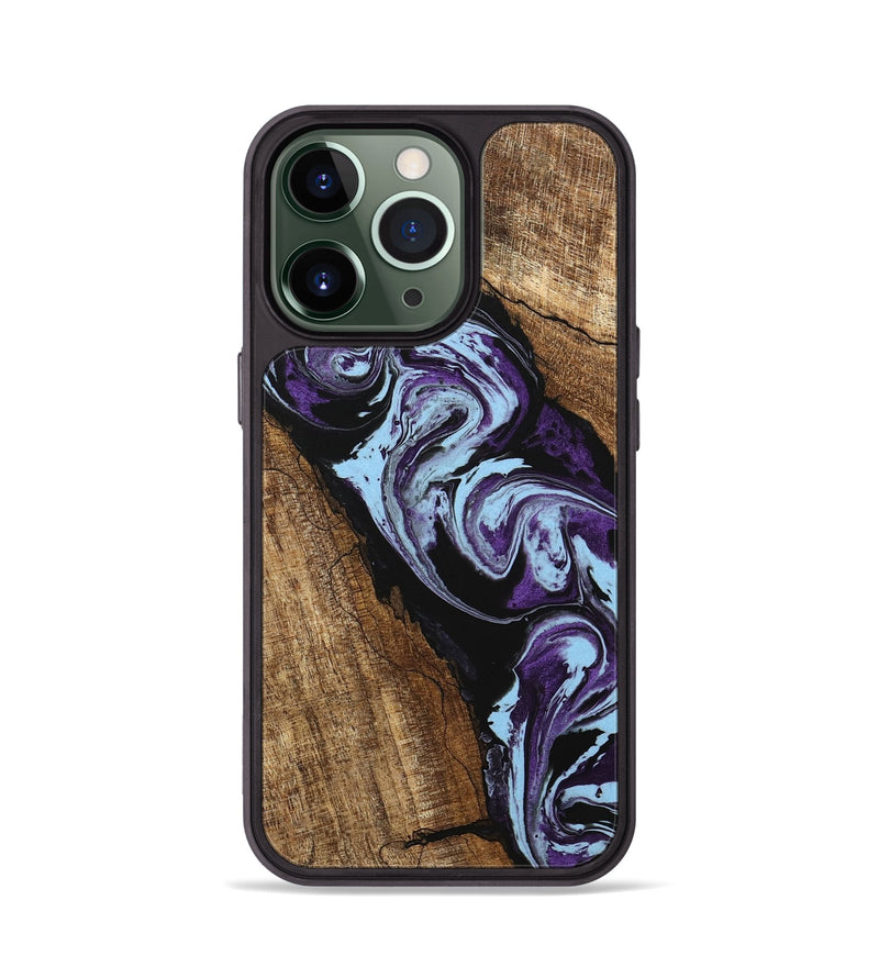 iPhone 13 Pro Wood Phone Case - Royce (Purple, 745994)