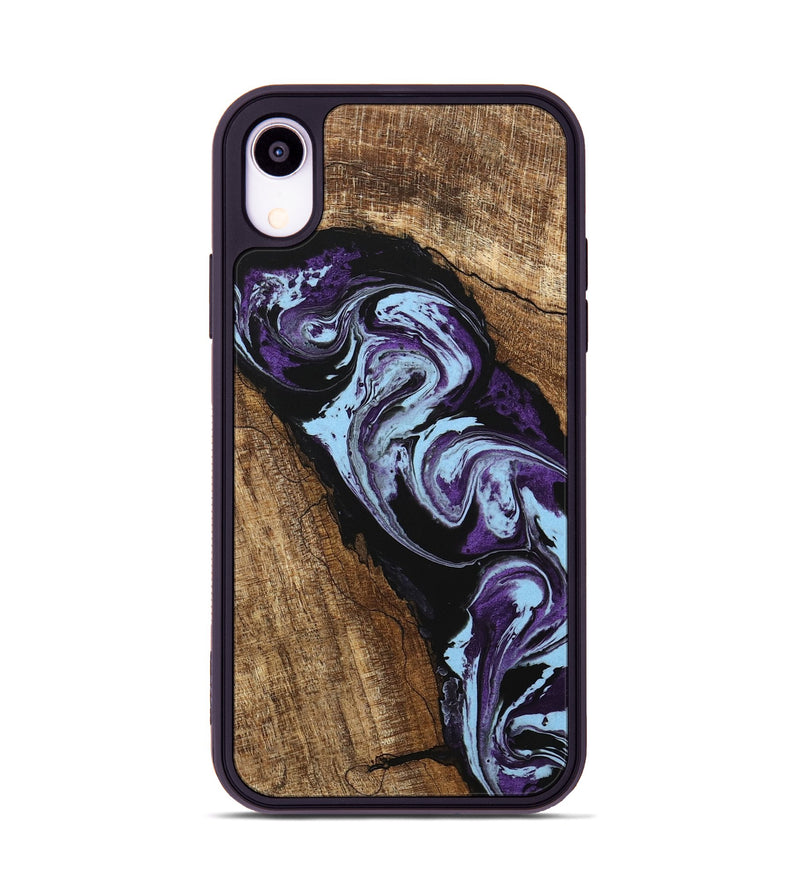 iPhone Xr Wood Phone Case - Royce (Purple, 745994)