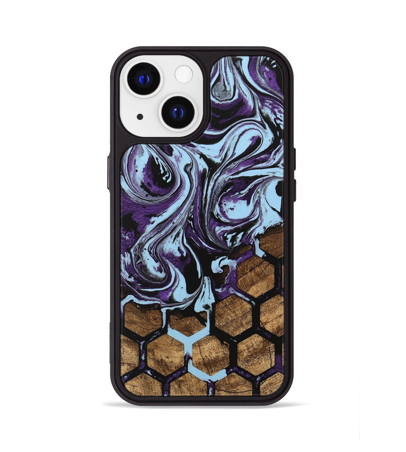 iPhone 13 Wood Phone Case - Flor (Pattern, 745995)