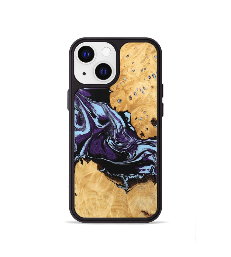 iPhone 13 mini Wood Phone Case - Castiel (Purple, 745996)