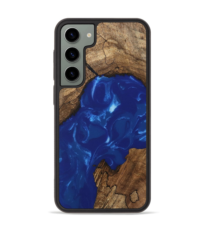 Galaxy S23 Plus Wood Phone Case - Samir (Blue, 745998)