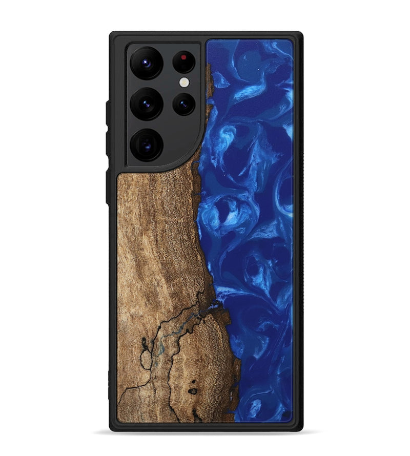 Galaxy S22 Ultra Wood Phone Case - Leone (Blue, 745999)