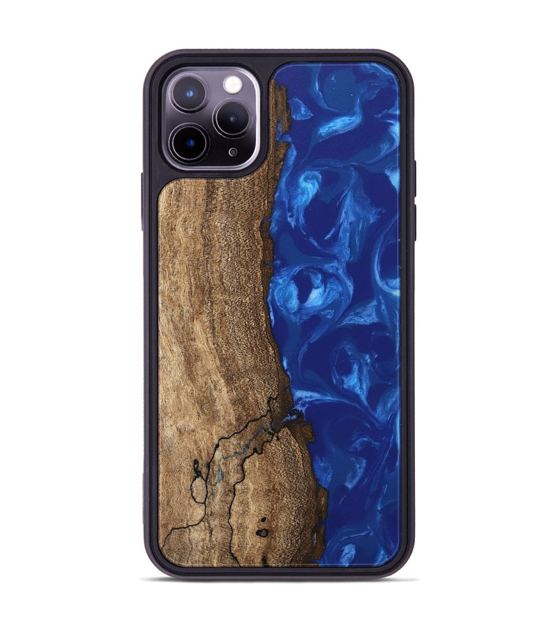 iPhone 11 Pro Max Wood Phone Case - Leone (Blue, 745999)