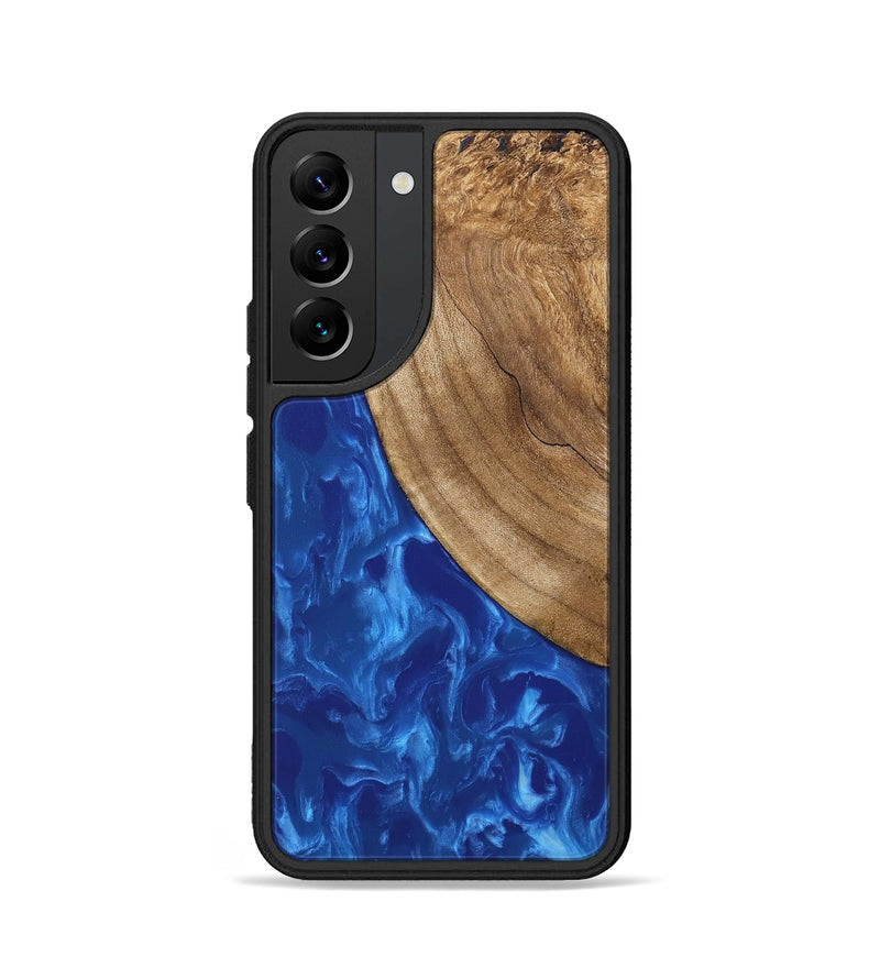 Galaxy S22 Wood Phone Case - Sydnie (Blue, 746001)