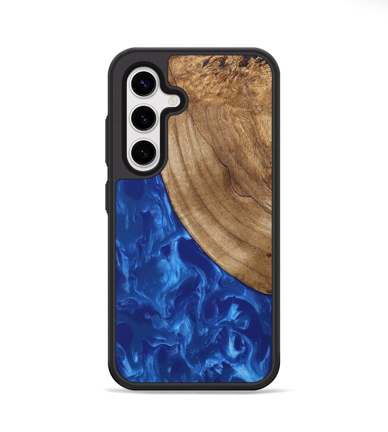 Galaxy S25 Plus Wood Phone Case - Sydnie (Blue, 746001)