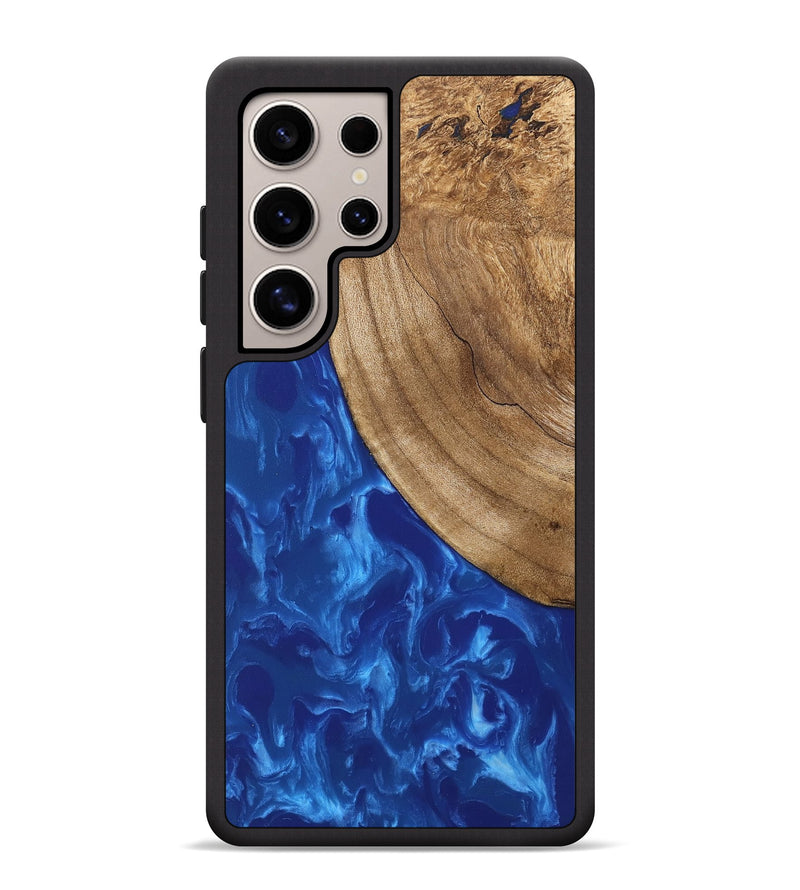 Galaxy S25 Ultra Wood Phone Case - Sydnie (Blue, 746001)