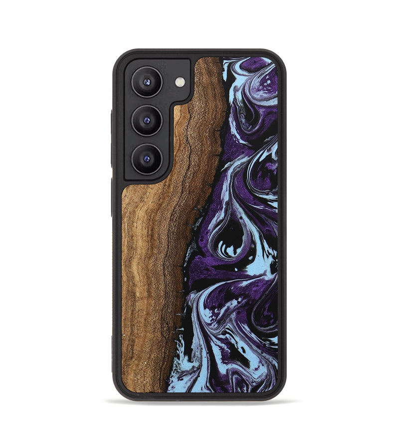 Galaxy S23 Wood Phone Case - Ginger (Purple, 746002)