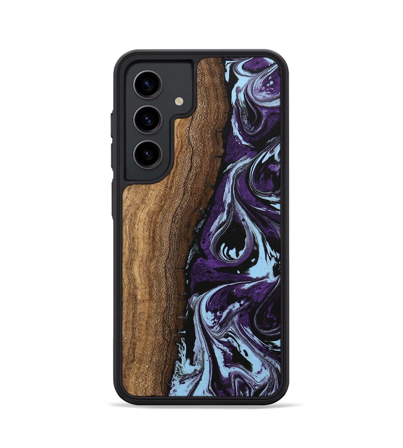 Galaxy S24 Wood Phone Case - Ginger (Purple, 746002)