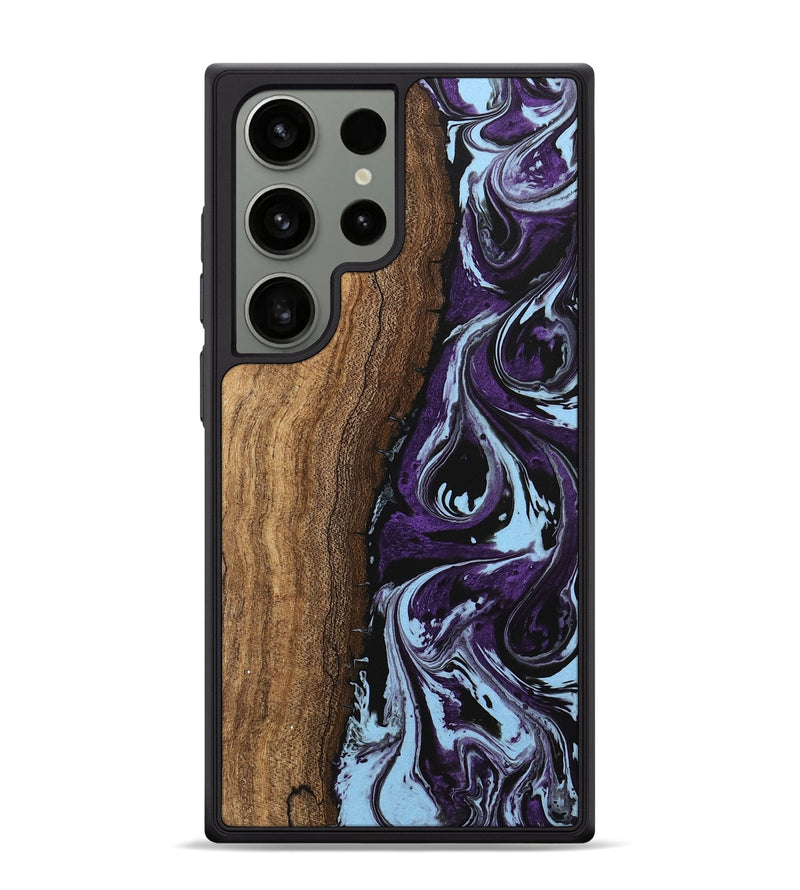 Galaxy S24 Ultra Wood Phone Case - Ginger (Purple, 746002)