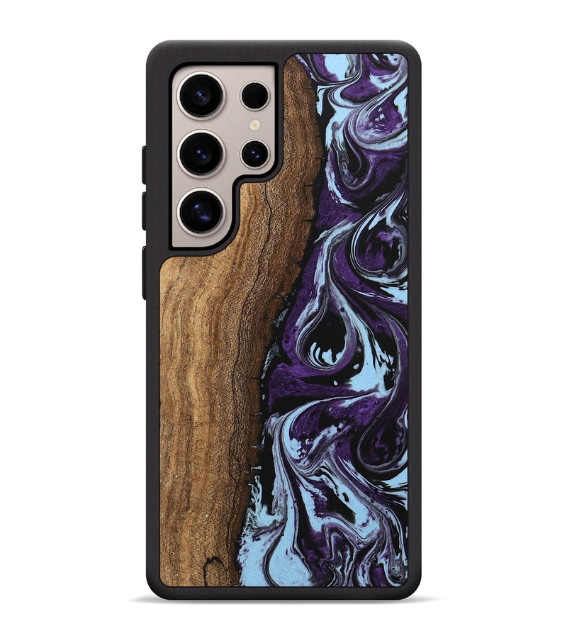 Galaxy S25 Ultra Wood Phone Case - Ginger (Purple, 746002)