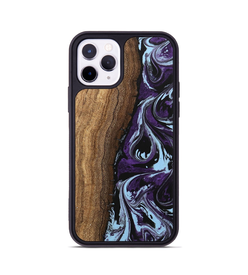 iPhone 11 Pro Wood Phone Case - Ginger (Purple, 746002)