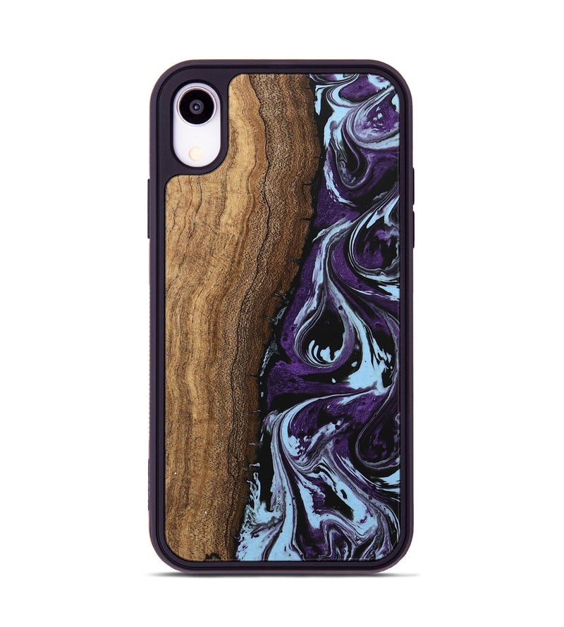 iPhone Xr Wood Phone Case - Ginger (Purple, 746002)