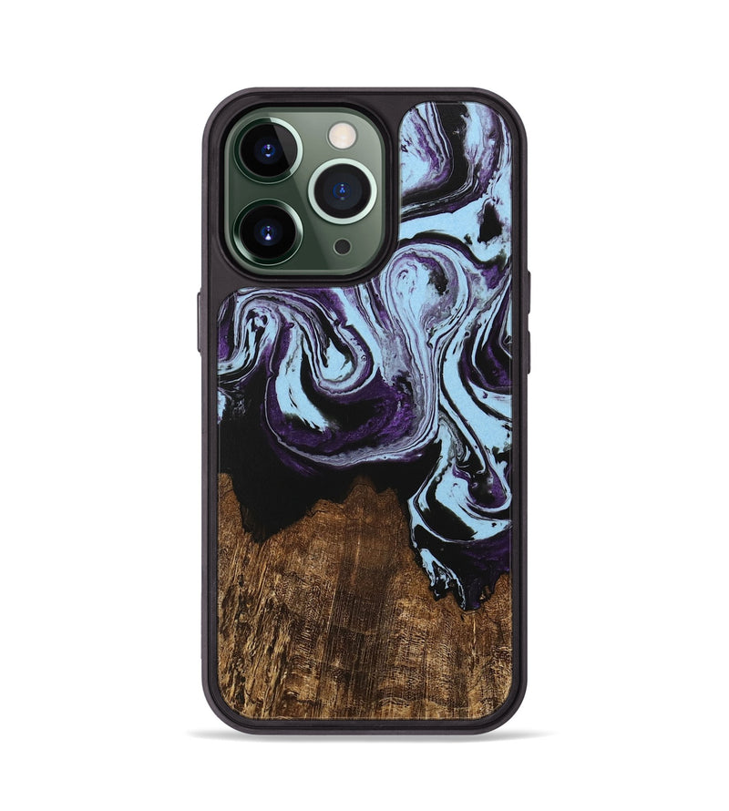 iPhone 13 Pro Wood Phone Case - Rubin (Purple, 746003)